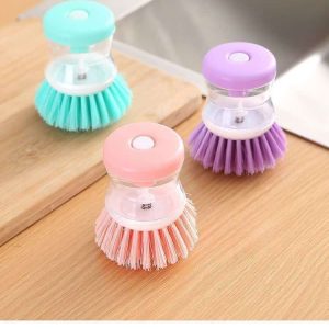 Brush with dispenser