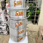 5B Picasso pot with lids…Sizes 7,8,9,10,11