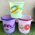 Floral 11litres bucket #1200 Back in stock