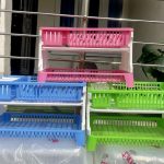 Double decker dish rack