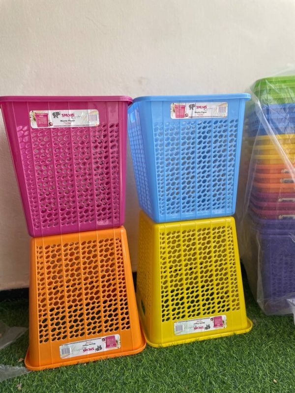 Square waste basket big