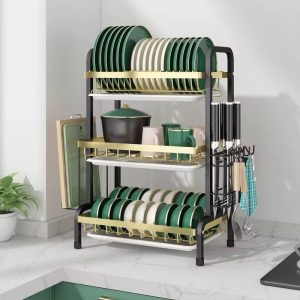 Quality 3 layers plate rack ✅👌