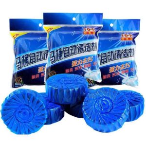 Toilet blue cleaner