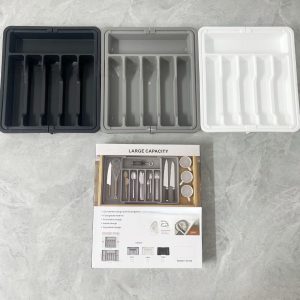 Expandable cutlery storage rack