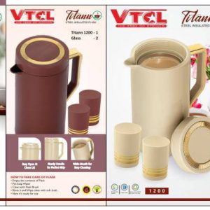 VTCL Insulated flask with cups