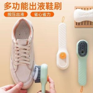 Multipurpose brush with dispenser