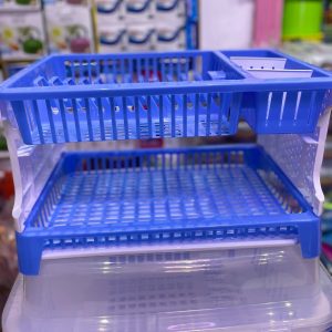Double decker dish rack