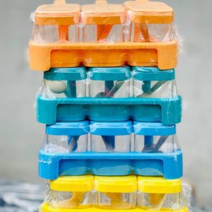 3in1 Smp plastic spice rack with spoon