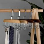 Strong wooden underwear hanger