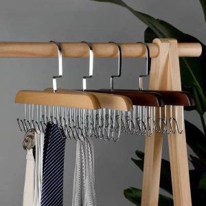 Strong wooden underwear hanger