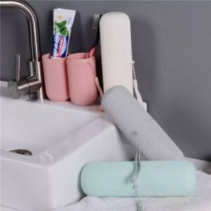 Travel brush holder